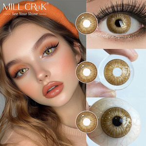 <span class=keywords><strong>Lentilles</strong></span> de contact souples colorées directes usine 14,2 mm Effet naturel de fusion Collection style New York Commande en gros OEM - Product Image 3