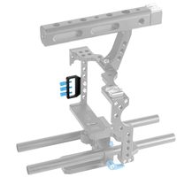 Serre-câbles en alliage d'aluminium avec vis de 1/4 pouces, outil de fixation de câbles pour cage de caméra