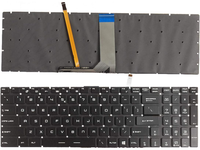 Nouveau produit pour clavier d'ordinateur portable GS60 GS70 GE62 GT62 GL72 GE72 GP72, rétroéclairage coloré, pièces d'ordinateur portable US