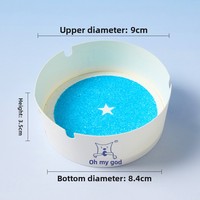 Cendrier en papier jetable portable pour extérieur avec gel, vente en gros d'usine, idéal pour éteindre les cigarettes - Meilleures ventes