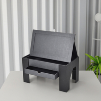 Boîte de rangement de mini coiffeuse de décoration de miroir recyclable réutilisable de créativité personnalisée