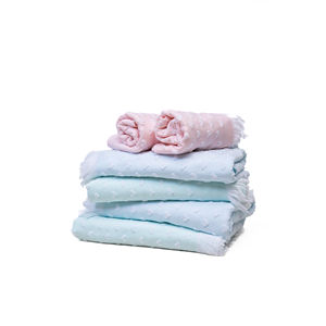 Toallas Jacquard de alta calidad con logotipo personalizado Material de algodón orgánico de marca exclusiva - Product Image 1