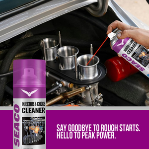 Auto Aerosol <strong>Injector</strong> &amp; Choke <strong>Cleaner</strong> 450ml - SEACO S-612 for Carburetor, Fuel System &amp; Multiple Controllers - Product Image 3