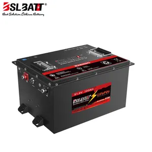 BSLBATT 24V 36v电动高尔夫球车锂电池48伏100ah 120ah磷酸铁锂4电池