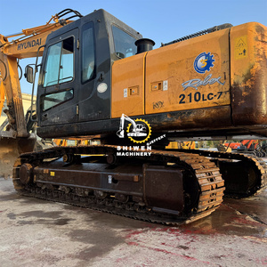 Mini-excavatrice Hyundai 210 d'occasion, machine de terrassement de 21 tonnes, chenille avec pompe à engrenages, roulement, modèle 2020, pelle coréenne - Product Image 5