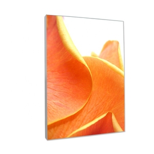 Caja de Luz de Tela Retroiluminada LED de Doble Cara con Marco de Aluminio Plateado, Grosor de 80 mm, Forma Rectangular, Publicidad Interior de Pared - Product Image 1