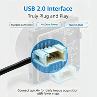 Cámara Industrial MindVision UC401C 4MP USB2.0, Precio Directo de Fábrica, CMOS, Montura C, Bajo Consumo, para Visión Artificial e Inspección de Calidad