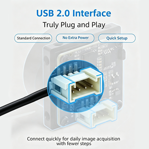 MindVision UC401C 4MP USB2.0 Industriekamera Direktpreis ab Werk CMOS C-Mount Stromsparend für Maschinenvision Qualitätskontrolle - Product Image 3