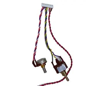 Faisceau de câbles avec pot de rhéostat et interrupteur à bascule 10A 250V 3Pos marche-arrêt avec connecteur mâle JST XH 10 broches