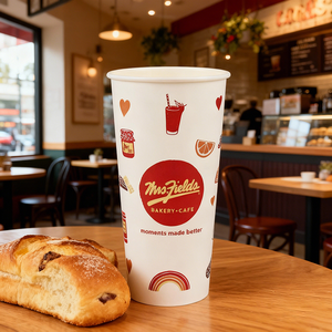 Gobelets en papier à paroi simple, écologiques, imprimés avec logo personnalisé, qualité alimentaire, prix usine, pour le service de café chaud - Product Image 1