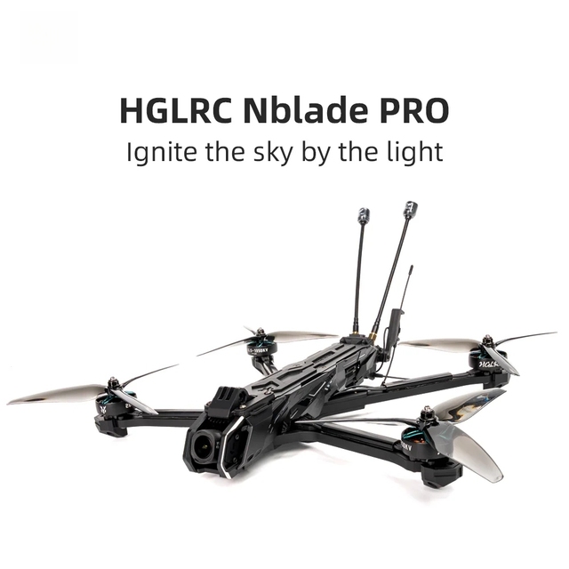 HGLRC Nblade PRO 7-inch FPV Drone with D JI O4 Pro Cinematic Long Range Long Battery Life Freestyle RC Quadcopter