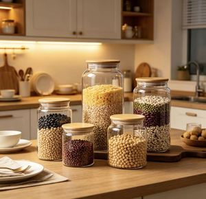 Supplier Natural Bamboo <b>Lids</b> with Silicone Seal Reusable Wooden <b>Jar</b> <b>Lids</b> for Glass <b>Jars</b>, <b>Mason</b> <b>Jars</b> & Food Storage Containers - Product Image 3