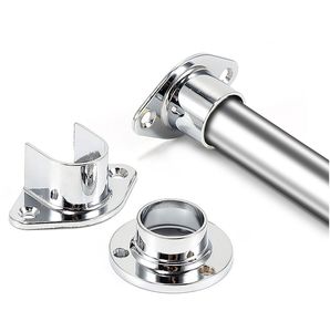 حامل أنبوب دائري من الزنك بمنشفة ثابتة شفة للمقعد وخزانة الملابس - Product Image 4