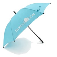 Parasol Droit 23" 16K avec Illustration Dessinée à la Main d'Inspiration Française, Motif Doodle Art, Manche en Bois Clair avec Crochet en J, Idéal pour Cadeau