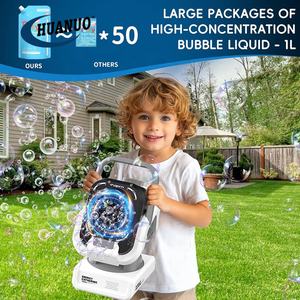 Machine à bulles pour enfants en plein air, plus de 20 000 bulles par minute, batterie rechargeable automatique, mise à niveau plus importante - Product Image 3