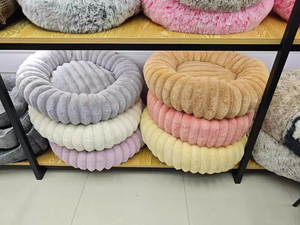 Hovicaed 2025 New Fur Donut Dog <strong>Bed</strong> Luxury Comfortable Round Dog <strong>Bed</strong> Washable Cat Mat Warm <strong>Pet</strong> <strong>Bed</strong> - Product Image 2