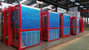 Katrol Lift konstruksi SC200 kabin tunggal untuk pembangun - Product Image 3