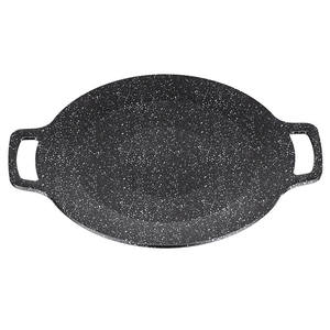 Non-Stick <strong>Pan</strong> Outdoor Cast Iron BBQ Bakeware Oval Korean Roasting <strong>Pans</strong> <strong>Grill</strong> Top Griddle <strong>Pan</strong> Flat Carbon Steel Baking Tray. - Product Image 1
