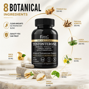 Ingrédients personnalisés, capsules Shecome Men Booster, soutien à la force musculaire pour adultes, complément alimentaire à base de plantes pour hommes - Product Image 4