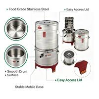 Déshydrateur centrifuge compact DTS-18 en acier inoxydable pour boues de riz et transformation alimentaire