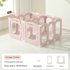 Cercado para Animais de Estimação em Acrílico Transparente Ajustável de Alta Qualidade e Seguro para Cães e Pequenos Animais, Uso Interno/Externo, com Fechamento por Botão, Formato Quadrado - Product Image 6