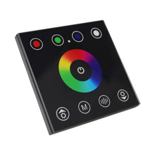 Controlador de Interruptor Táctil con Panel de Vidrio, Empotrado en Pared para Luces LED de un Solo Color, Iluminación Moderna para Hogar Inteligente - Product Image 1