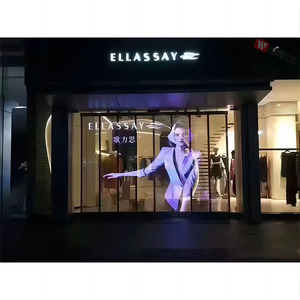Glass Window Curtain quảng cáo trong nhà video Panel tường p3.91 Trong Suốt <span class=keywords><strong>LED</strong></span> hiển thị - Product Image 4