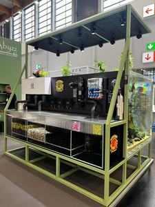 Nano tanque moderno de acuario acrílico personalizado OEM con pecera de escritorio semicircular de jardín de hierbas acuapónicas incorporada - Product Image 4