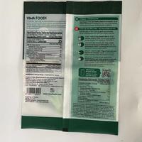 Sacs d'emballage en plastique thermoscellables de qualité alimentaire, sac à soudure arrière centrale pour produits de la mer, légumes surgelés, produits surgelés, florets