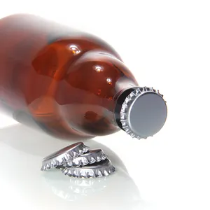 Low Moq High Temperature Resistance 28mm Metal Beer Crown Cap for beer bottle