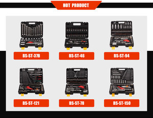 BISON (CHINE) – Kit combiné de douilles à cliquet 37 pièces, entraînement 1/2 po, 72 dents, 8-32 mm, douilles métriques pour bougies d'allumage, ensemble d'outils de réparation automobile - Product Image 5