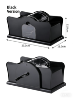 Mélangeur de cartes classique à manivelle en plastique, séparateur, design mini durable, modèle OEM H09R, jeux de société, cartes à jouer