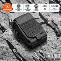 Pochette tactique utilitaire Molle EDC pour couteau, sacoche de taille pour téléphone, personnalisable avec logo, qualité supérieure, pour la mode et le sport
