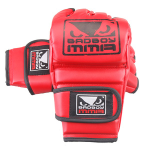 Guanti <span class=keywords><strong>da</strong></span> <span class=keywords><strong>Boxe</strong></span> Professionali Mezze Dita (Materiale PU) per Adulti - MMA Free Fighting Stile UFC - Allenamento con <span class=keywords><strong>Sacco</strong></span> - Uomo/Donna - Product Image 4