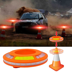 Rechargeable Night Car <strong>Strobe</strong> Traffic Warning <strong>Light</strong> with <strong>LED</strong> for Any Size Traffic Cone