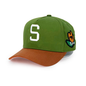 Custom uomo XXL ODM 5 pannello ricamato logo a tesa curva con disegno di <span class=keywords><strong>Snapback</strong></span> 2 Tone 2 tone cappellini da Baseball Gorras cappelli per uomo - Product Image 3