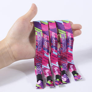 Su ordine di Trasferimento di Calore di Sublimazione di Stampa del Poliestere Attività Wristband Tessuto per il Parco Biglietti - Product Image 4