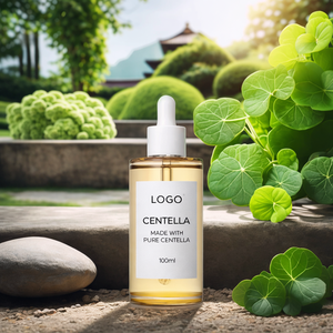 Suero Facial Vegano de Centella Asiática con Glicerina Herbal, Calmante, Reparador, Antiacné e Hidratante para Piel Sensible, OEM - Product Image 1