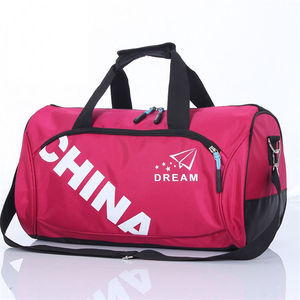 Custom Sport Gym Duffel <b>Bag</b> Fashion Custom Logo <b>Waterproof</b> Foldable Oxford Material Travel Usage for Women Men Pink D Color - Product Image 4