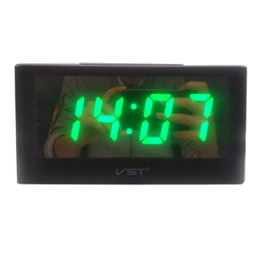 1.8 pouces miroir panneau LED numérique <span class=keywords><strong>3</strong></span> groupes réveil avec date et température - Product Image 1