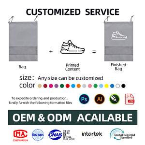 <span class=keywords><strong>2025</strong></span> Hot Bán không dệt dây rút túi dây kéo cửa sổ quần áo hợp thời trang thương hiệu giày túi in logo cho mua sắm hàng ngày - Product Image 2