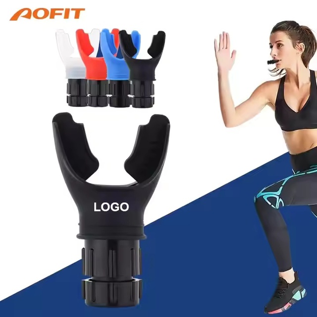 Apfit Respirator Fitness Silicon Lung Capacity Trainer Portable Breathing Training Device Lung Sports Breathing Trainers