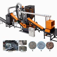 METALL-Kühlkörper-Recyclinganlage Kupfer-Aluminium Umweltfreundliches Hochautomatisches System /CHINT Maßgeschneiderte Kapazität PLC-Steuerung