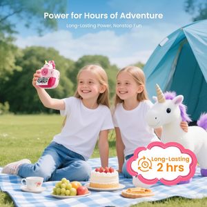 Phomemo enfant caméra impression instantanée cadeaux d'anniversaire filles jouets âge 3 à <span class=keywords><strong>10</strong></span> <span class=keywords><strong>ans</strong></span> <span class=keywords><strong>fille</strong></span> avec rouleaux <span class=keywords><strong>de</strong></span> papier Bluetooth autocollant imprimante - Product Image 3