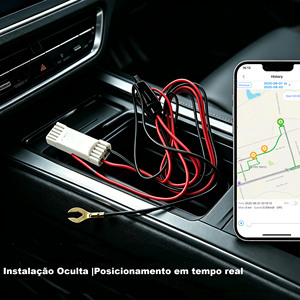 Rastreador GPS con Cable y Bluetooth Trackerking para Vehículos, Sin Necesidad de Tarjeta SIM, 9-36V, Software de Rastreo Wtag, Panel de Control - Product Image 1
