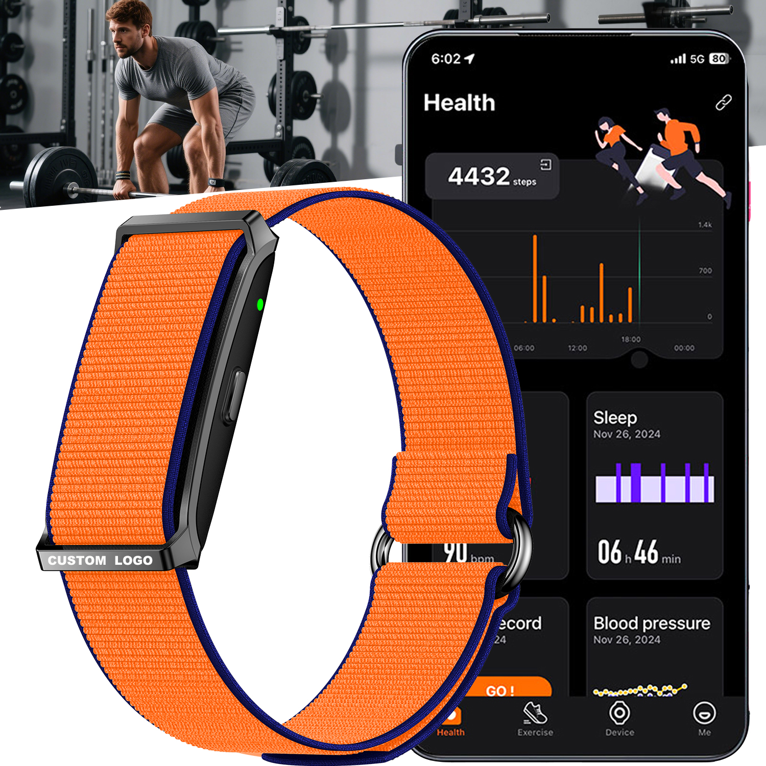 Activity Tracker Intelligence Health Bracelet M2 App Fitness Tracker App  Intelligence Health Bracelet Health Care Smart