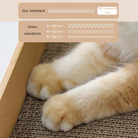 LIERRE PET haute densité jetable carton chat litière Stable grand espace remplaçable papier ondulé chat griffoir nid