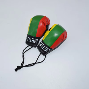 Porte-clés drapeau national en cuir Pu personnalisé accessoires suspendus <span class=keywords><strong>de</strong></span> rétroviseur <span class=keywords><strong>de</strong></span> <span class=keywords><strong>voiture</strong></span> mini gants <span class=keywords><strong>de</strong></span> <span class=keywords><strong>boxe</strong></span> - Product Image 6