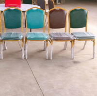 Chaises de banquet, de salle à manger, d'hôtel, d'appartement, de mariage, empilables, personnalisées, colorées, en tissu, modernes et luxueuses, pour événements, intérieur et extérieur