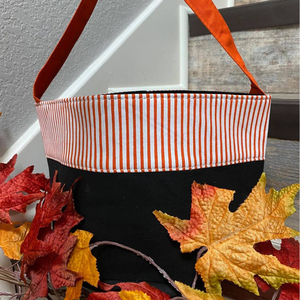 Borsa per Caramelle Trick or Treat, Personalizzata per Bambini, Ecologica in Tela a Pois e Righe, Cesto per Halloween, Famiglia <span class=keywords><strong>Gina</strong></span> - Product Image 5
